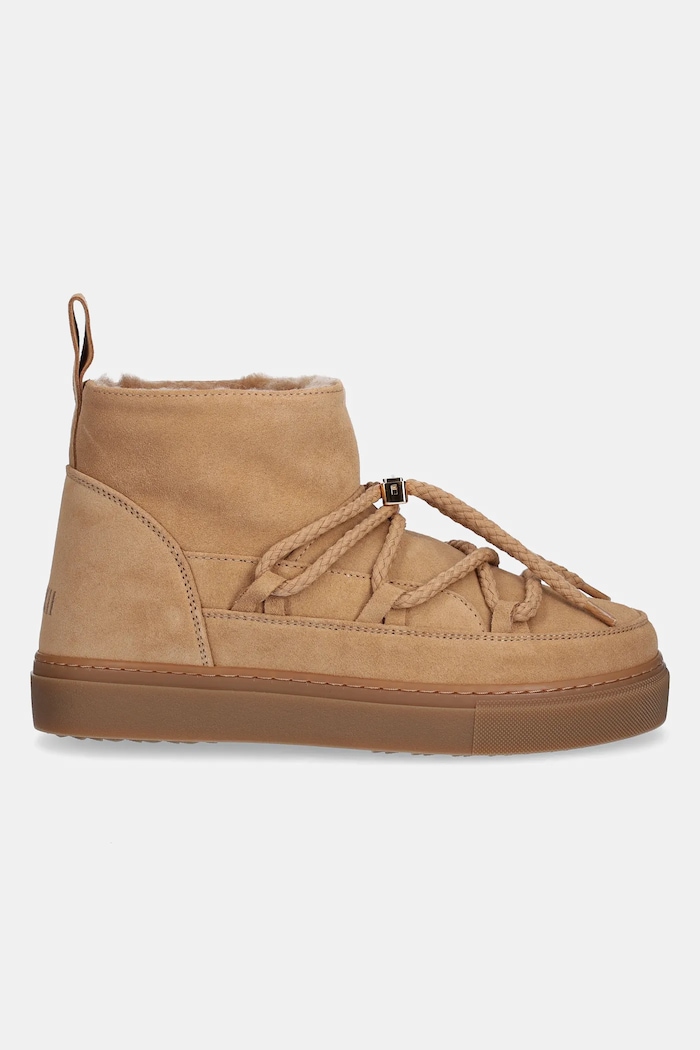 Inuikii cizme de zăpadă din piele întoarsă Classic Low 1001.001.0092.251 bej AW25