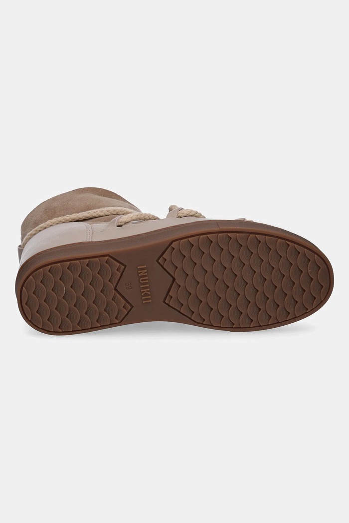 Kožené sněhule Inuikii Classic Wedge 1001.004.0042.250 béžová