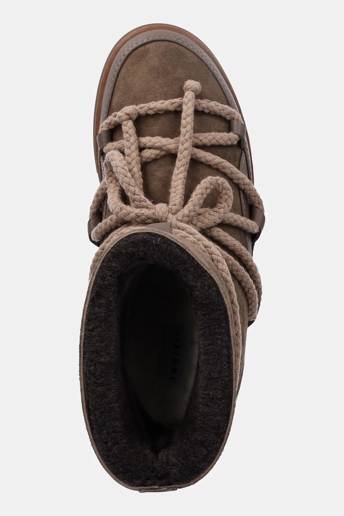 Inuikii suede snow boots Classic Wedge brown 1001.004.0042.163