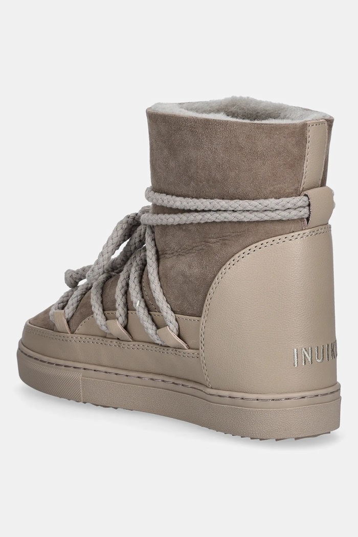 Взуття Замшеві чоботи Inuikii Classic Wedge 1001.004.0042.030 сірий