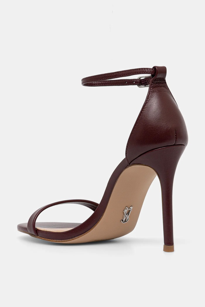 Boty Kožené sandály Steve Madden Tecy 11002956.CL4 burgundské