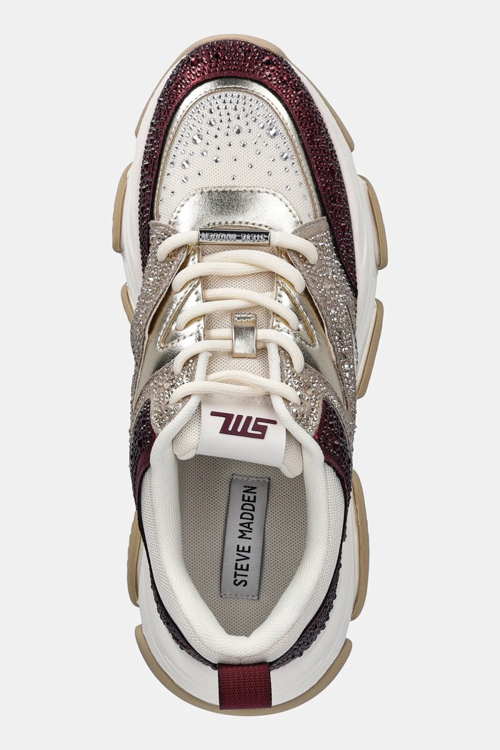 Steve Madden sneakersy Privy złoty 11004670.CL3