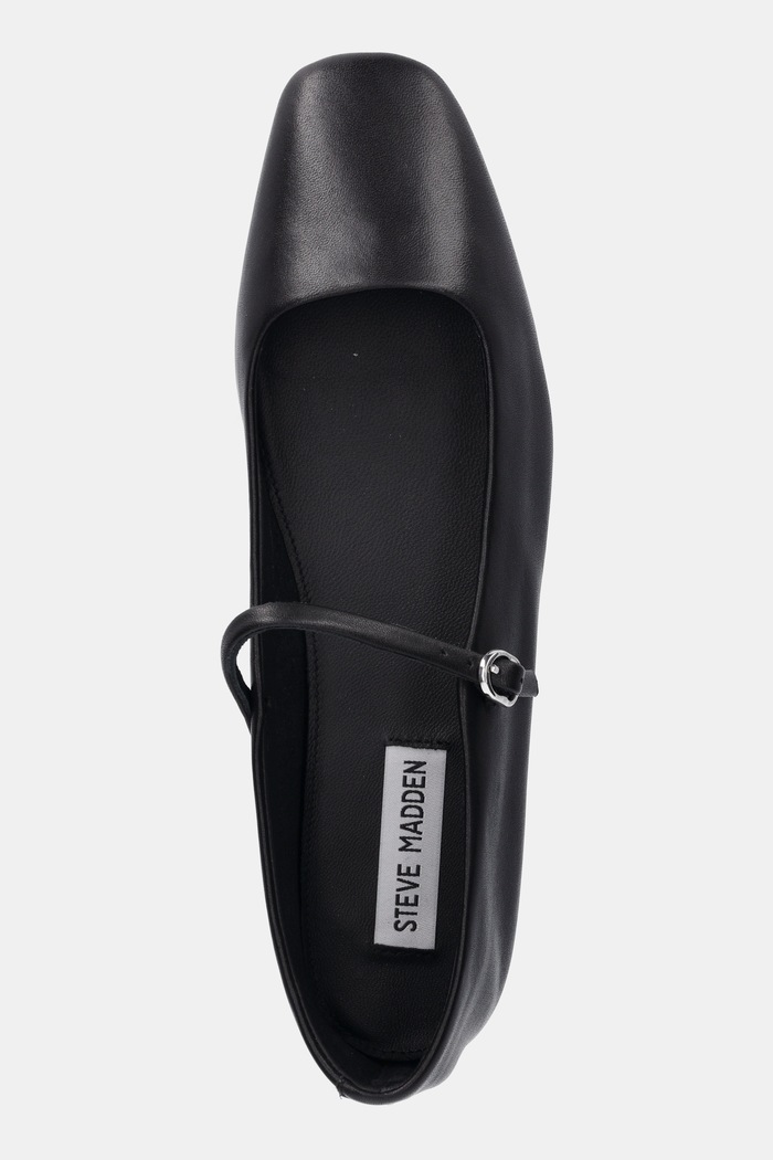 Kožené balerínky Steve Madden Maple čierna 11003872.017