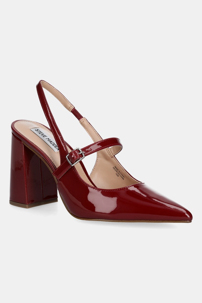Lodičky Steve Madden Maegan imitácia lakovanej kože burgundské 11003885.628