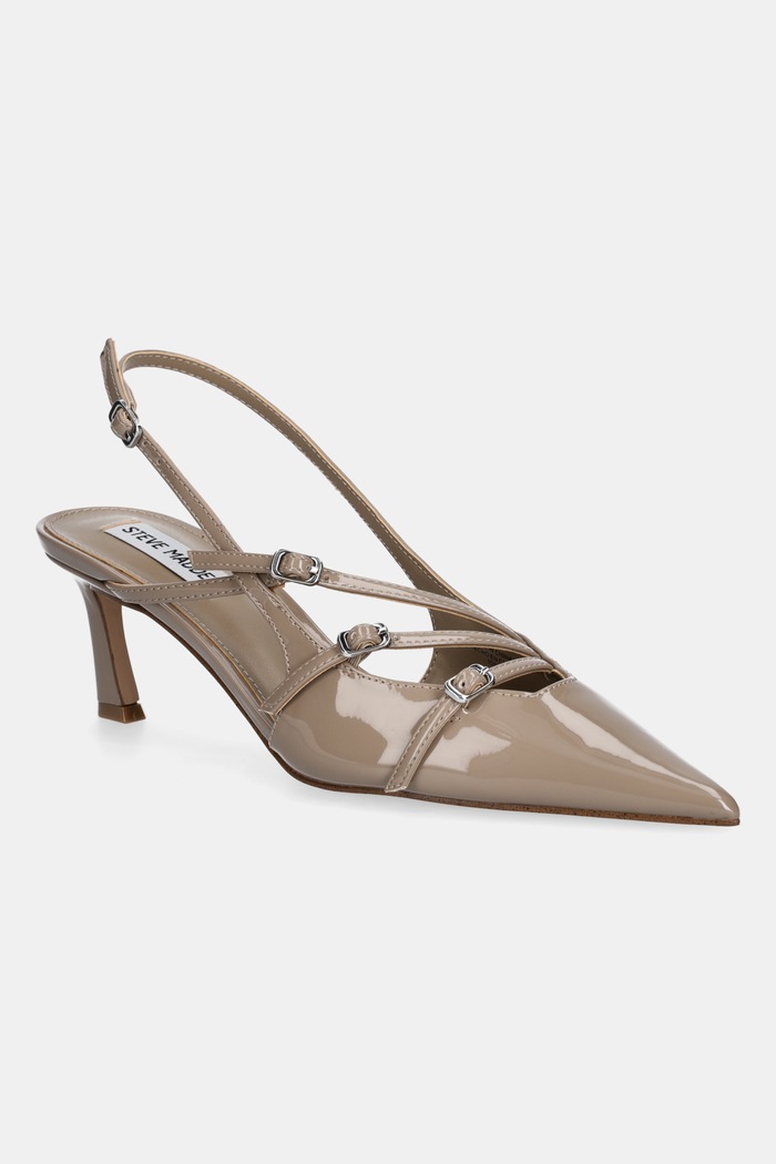 Lodičky Steve Madden Liana imitácia lakovanej kože hnedá 11003386.478