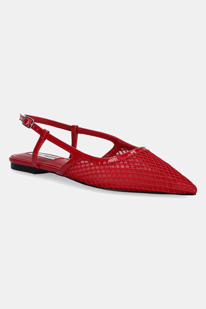 Baleríny Steve Madden Slingshot-M imitácia kože červená 11003838.CYS