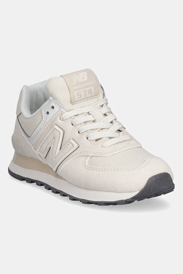 New Balance sneakersy 574 skóra zamszowa beżowy WL574RBL