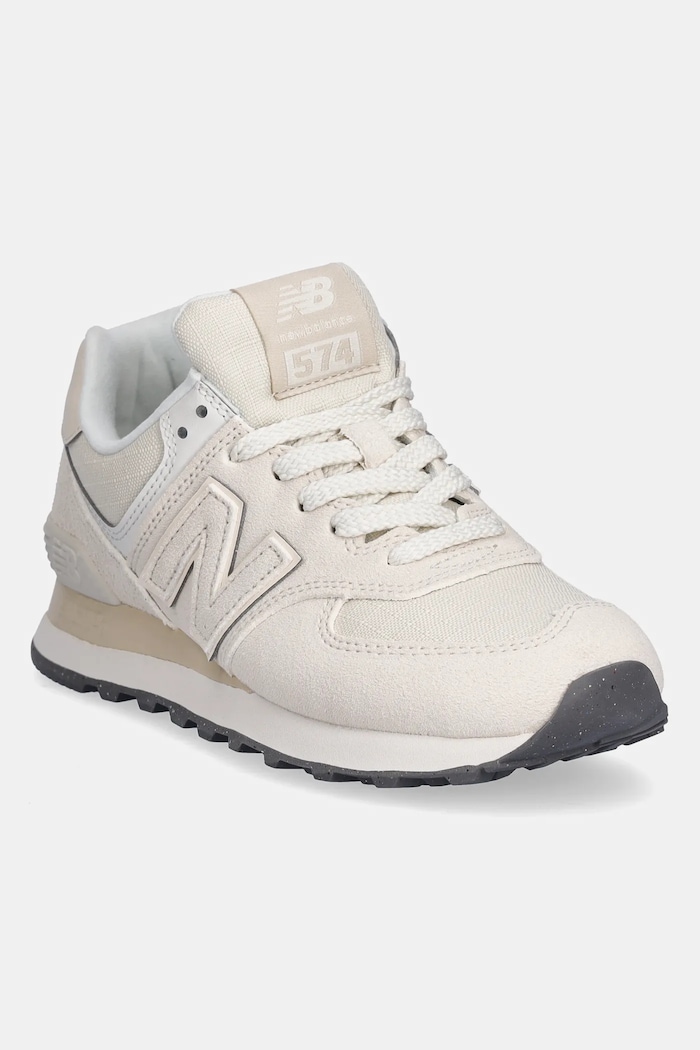 New Balance sneakersy 574 skóra zamszowa beżowy WL574RBL