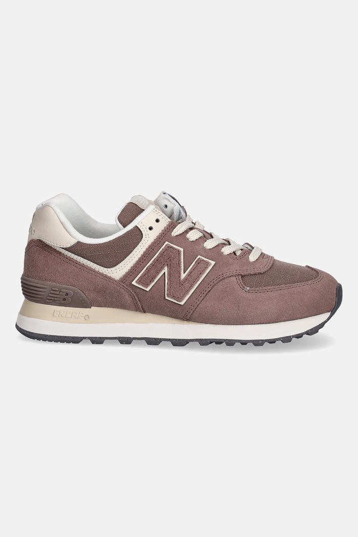 New Balance sneakers din piele întoarsă 574 WL574RTS maro AW25