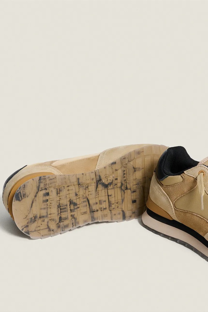 Încălțăminte Hoff Sneakers din piele întoarsă CITY TRIESTE 22402012 galben