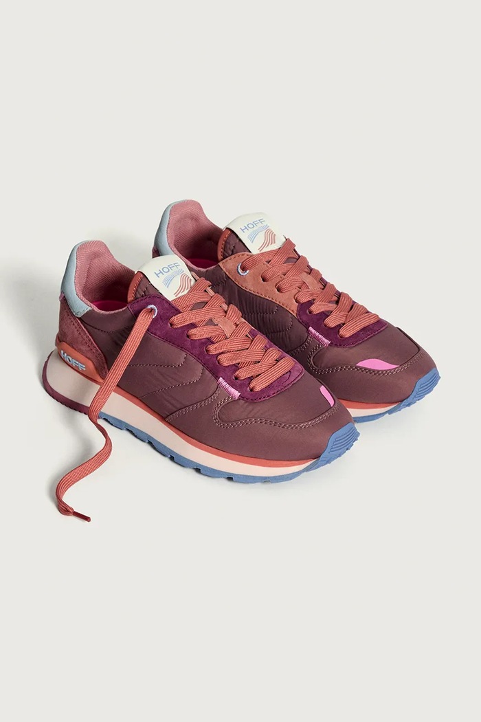 Hoff sneakersy TRACK & FIELD BURGUN 22517004 bordowy SS26