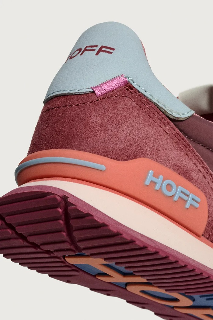 Hoff sneakersy TRACK & FIELD BURGUN bordowy 22517004