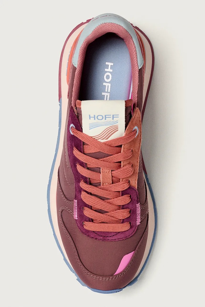 Hoff sneakersy TRACK & FIELD BURGUN 22517004