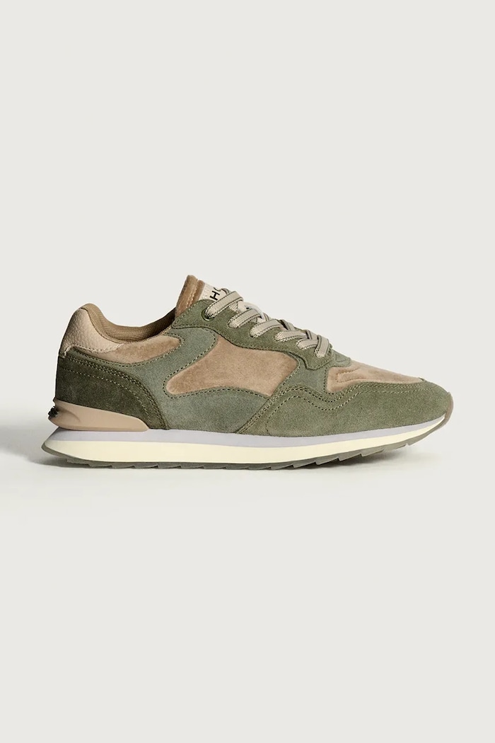 Hoff sneakers CITY MEXICO piele întoarsă verde 22502002