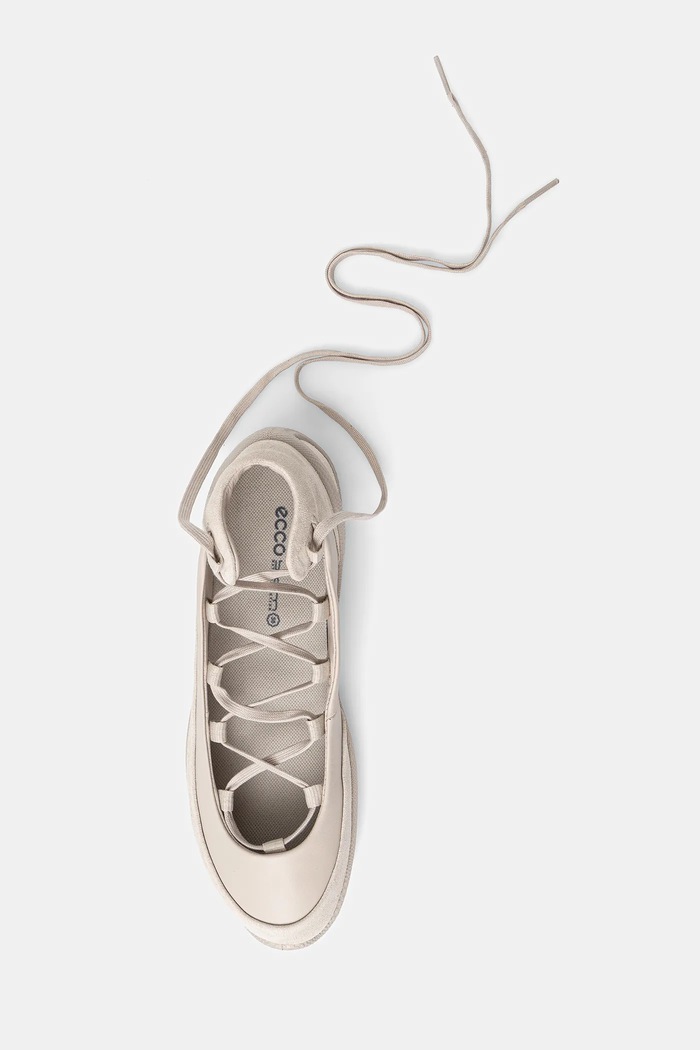 Kožené balerínky Ecco BIOM Lite Lace-Up 802453.58261 béžová