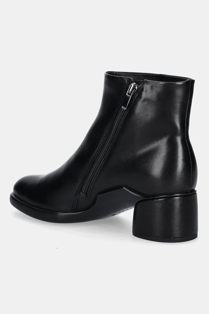 Boty Kožené kotníkové boty Ecco Sculpted 35 Clean Boot 222413.01001 černá
