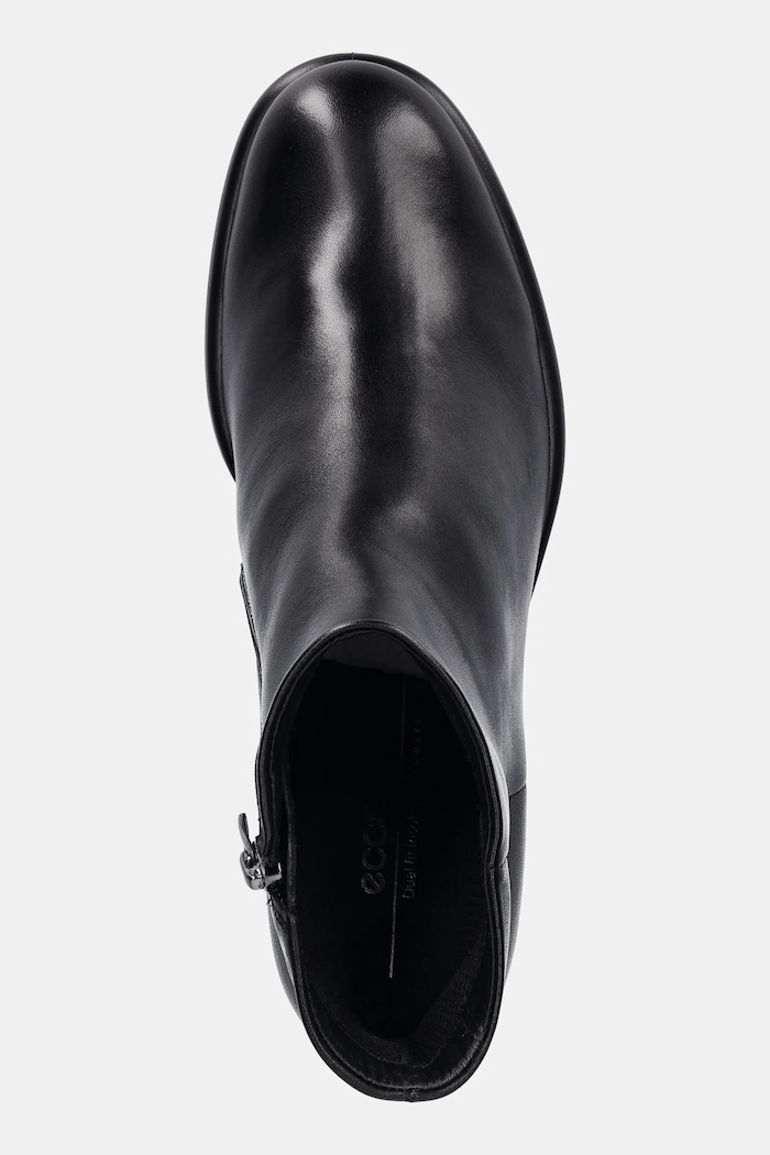 Kožené kotníkové boty Ecco Sculpted 35 Clean Boot černá 222413.01001