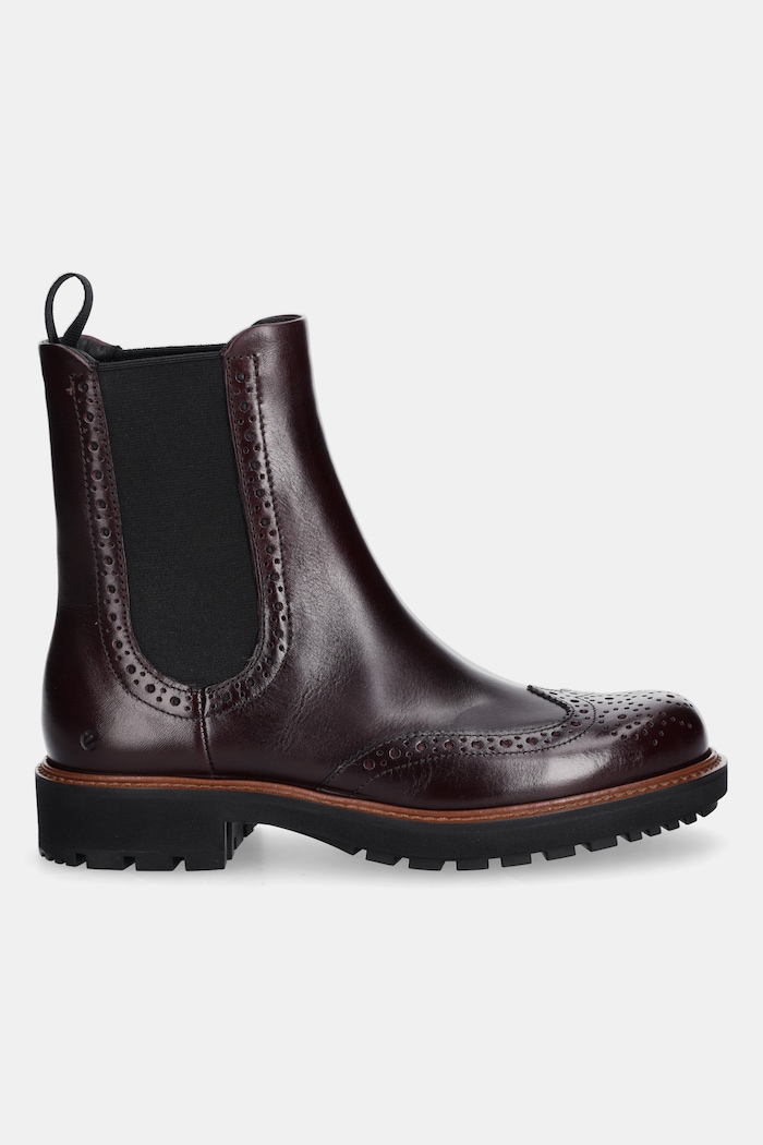 Ecco sztyblety skórzane Metropole Oslo Chelsea 232883.61291 czerwony AW25