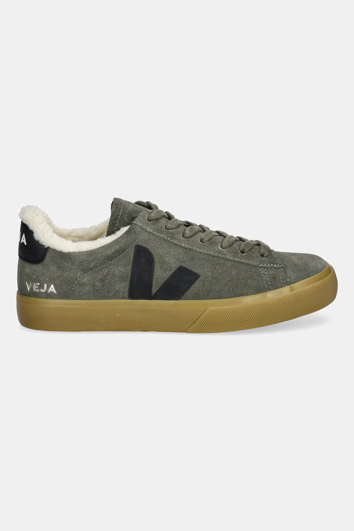 Велурени маратонки Veja Campo Winter CW0320810A зелен AW25
