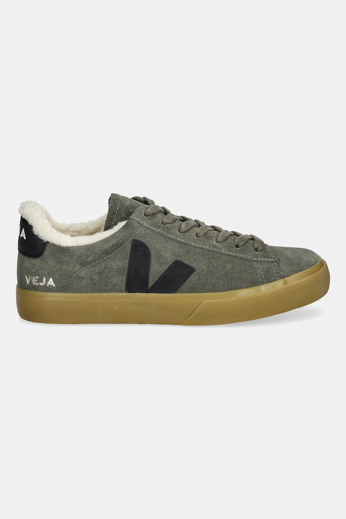 Велурени маратонки Veja Campo Winter CW0320810A зелен AW25