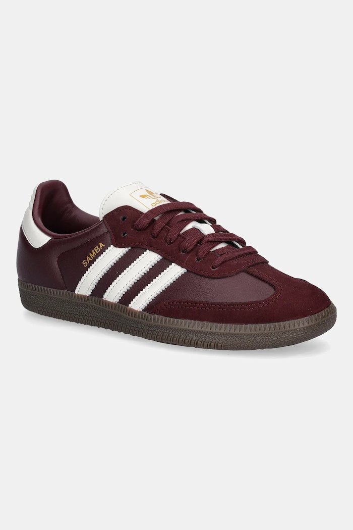 adidas Originals sneakers Samba OG finto camoscio rosso JR8844