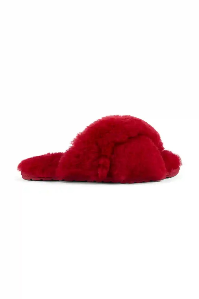 Emu Australia Papuci de lână Mayberry rosu W11573.CHER