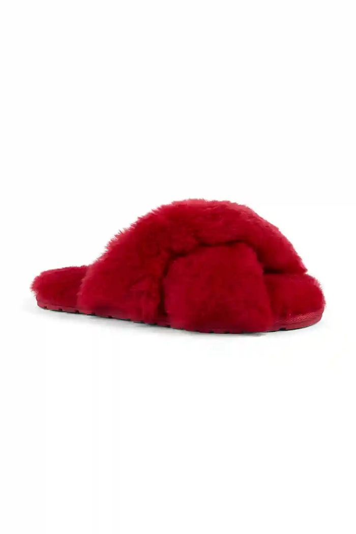 Emu Australia Papuci de lână Mayberry W11573.CHER rosu AW26