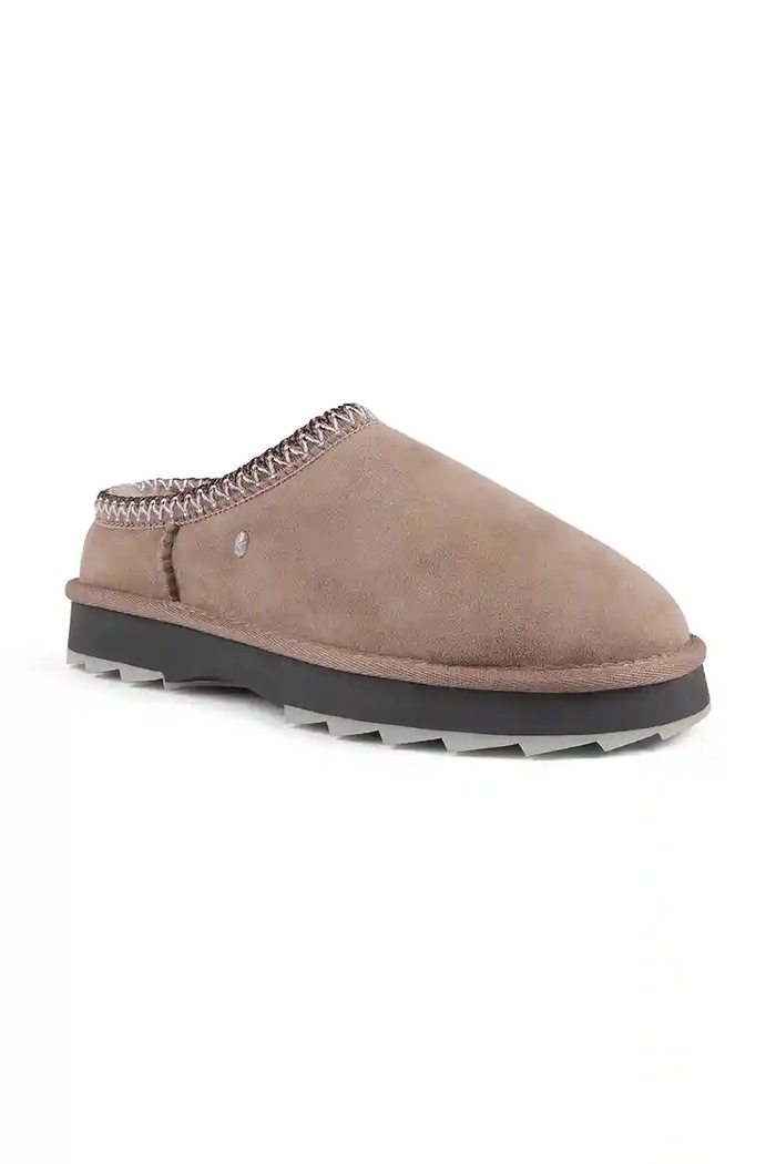 Emu Australia velúr papucs Sharky Scuff W13179.MUSH bézs AW25