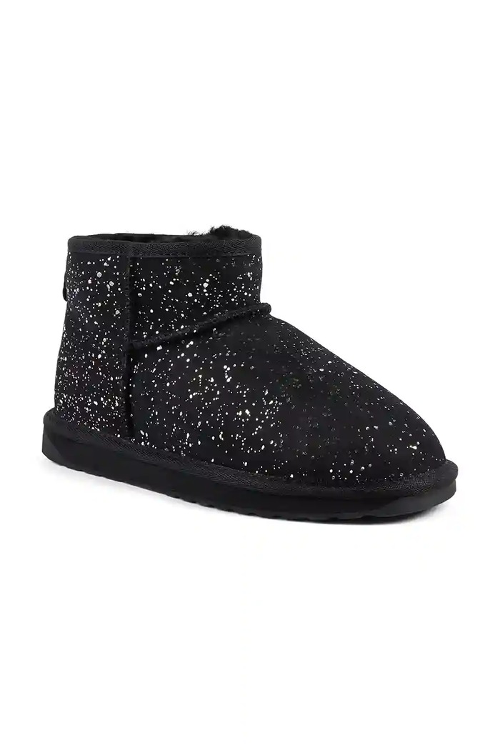 Semišové sněhule Emu Australia Stinger Micro Milkyway W13186.BLAK černá AW25