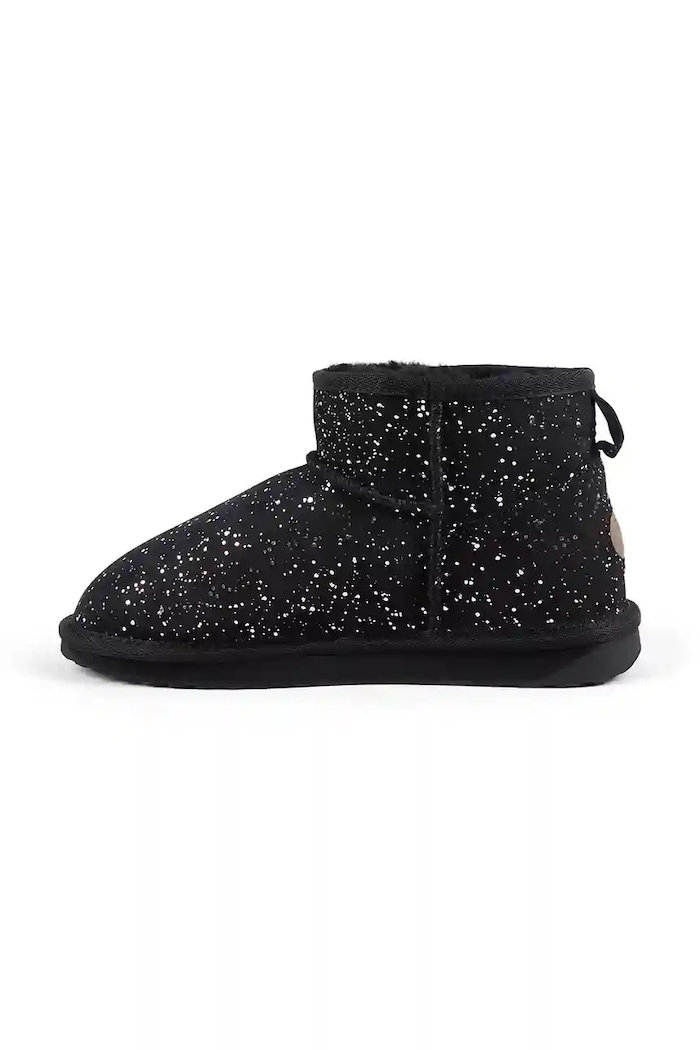 Semišové sněhule Emu Australia Stinger Micro Milkyway černá W13186.BLAK