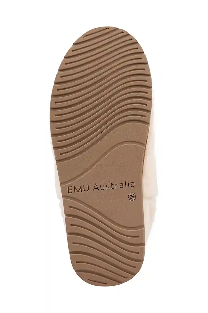 Vlněné boty do sněhu Emu Australia Stinger Micro Flatform Teddy W13187.NATU