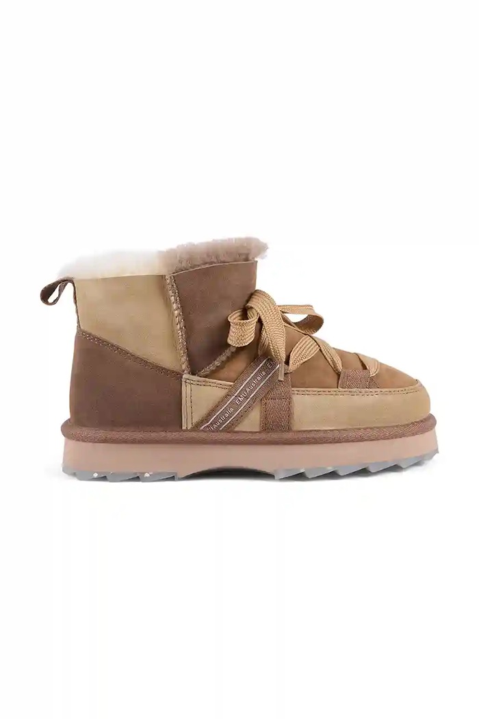 Emu Australia Cizme de iarnă Blurred Micro Patchwork maro W13195.MUSH
