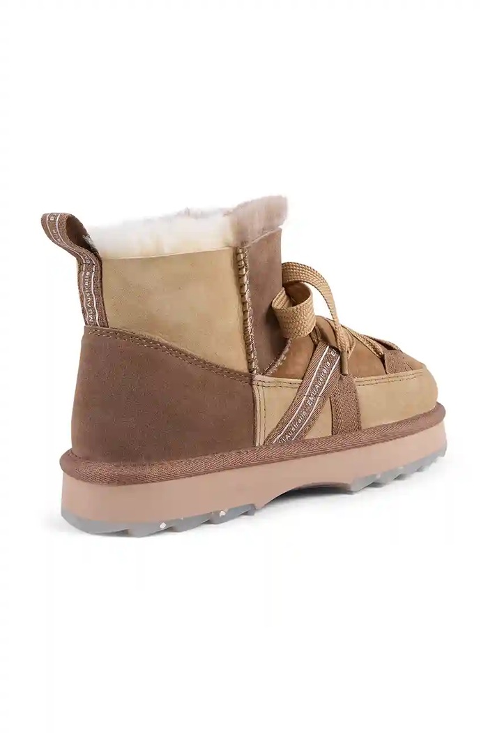 Încălțăminte Emu Australia Cizme de iarnă Blurred Micro Patchwork W13195.MUSH maro