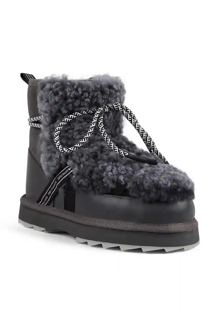 Čizme za snijeg Emu Australia Blurred Teddy W13196.CHAR siva AW25
