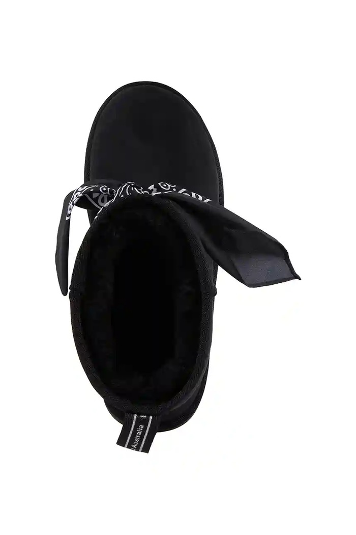 Semišové sněhule Emu Australia Sharky Mini Bandana W13199.BLAK černá
