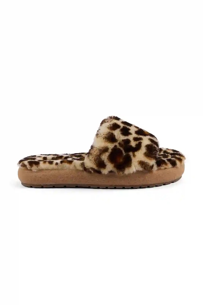 Emu Australia Vunene papuče Emu Australia Mckay Leopard smeđa W13203.LEOP