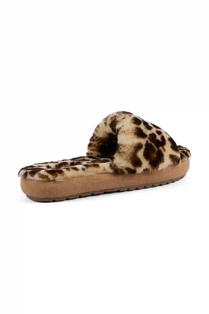 Obuća Emu Australia Vunene papuče Emu Australia Mckay Leopard W13203.LEOP smeđa