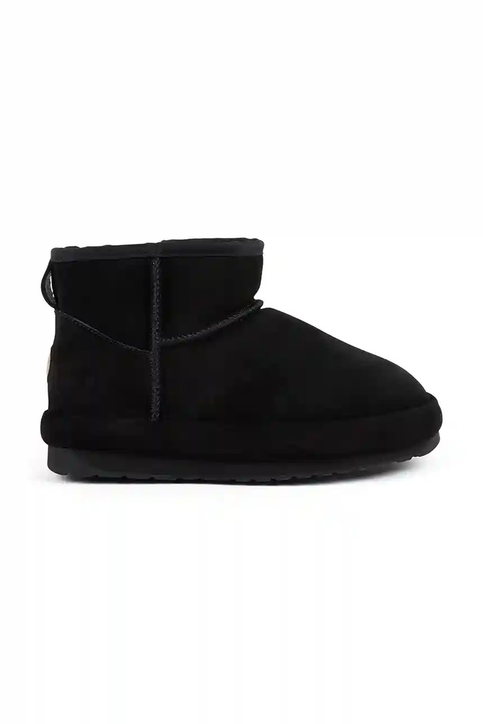 Emu Australia velúr hócipő Sia velúr bőr fekete W13206.BLAK