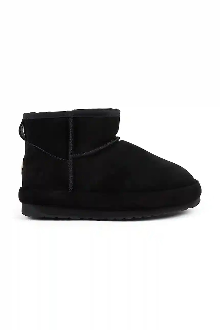 Emu Australia velúr hócipő Sia velúr bőr fekete W13206.BLAK