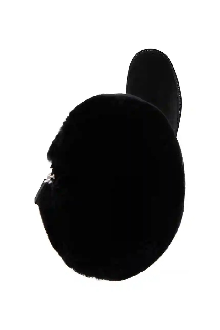Emu Australia cizme din piele întoarsă Georgi W13218.BLAK negru