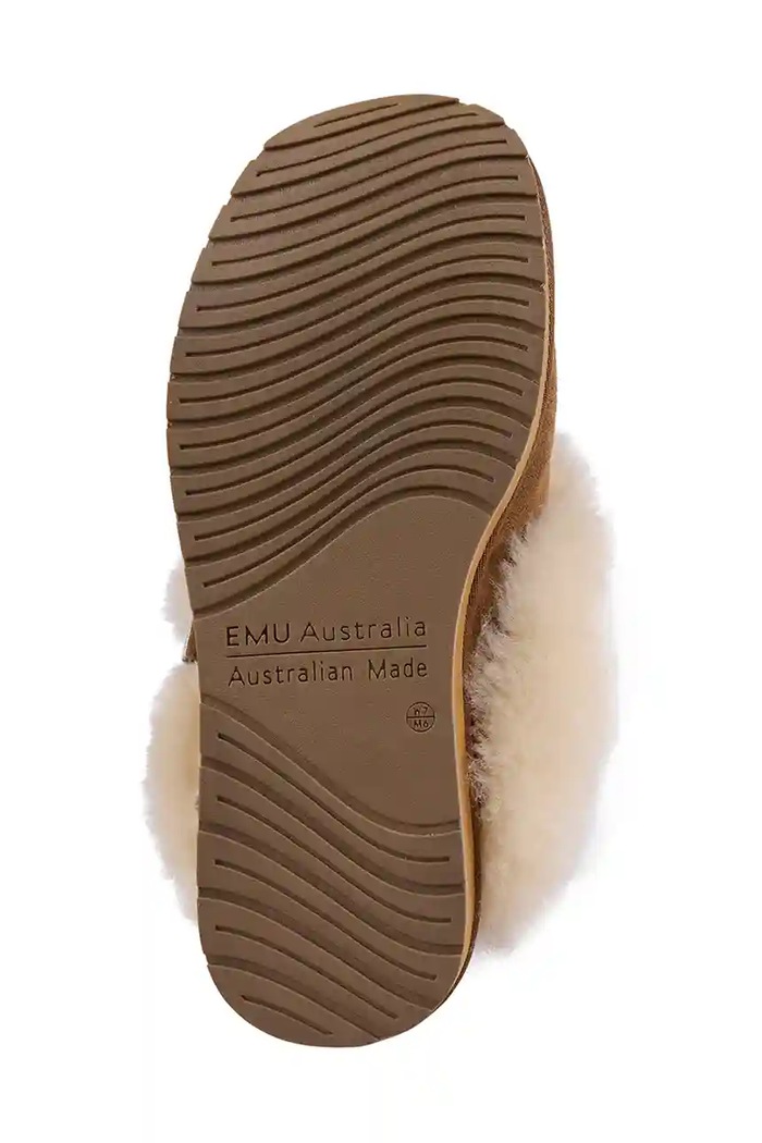 Semišové papuče Emu Australia Platinum Balzary WP11886.CHES hnědá