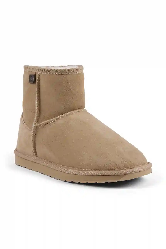 Semišové snehule Emu Australia Platinum Stinger Slim Mini WP20003.SAND béžová AW25