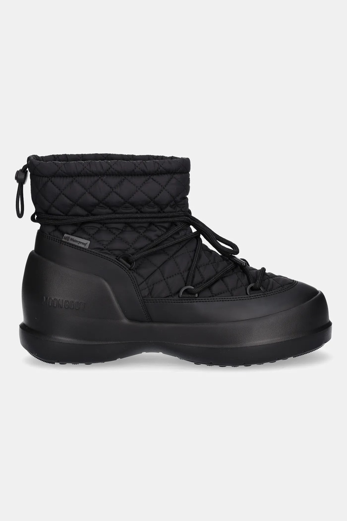 Μπότες χιονιού Moon Boot MB MEZZALUNA QUILTED MID WP 80D2500020.N001 μαύρο AW25