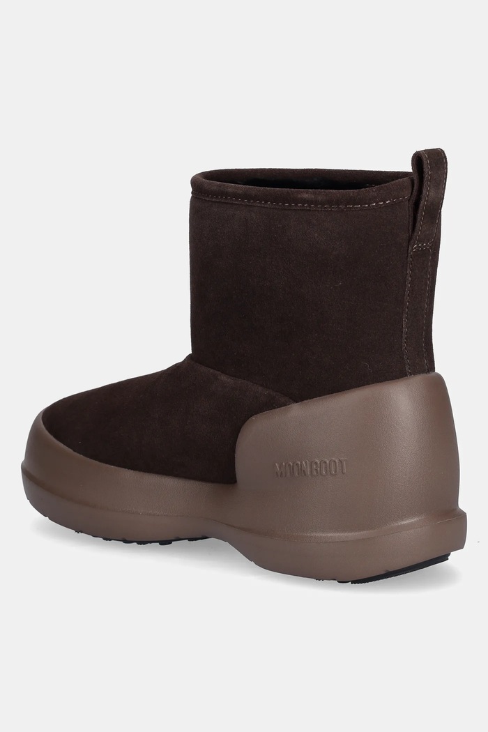 Obutev Snežke iz semiša Moon Boot MB MEZZALUNA MID BOOT 80D2500060.M010 rjava