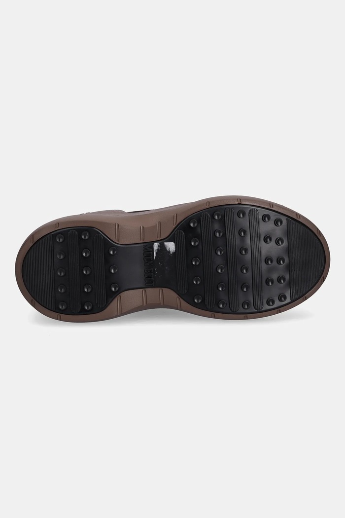 Snežke iz semiša Moon Boot MB MEZZALUNA MID BOOT 80D2500060.M010 rjava