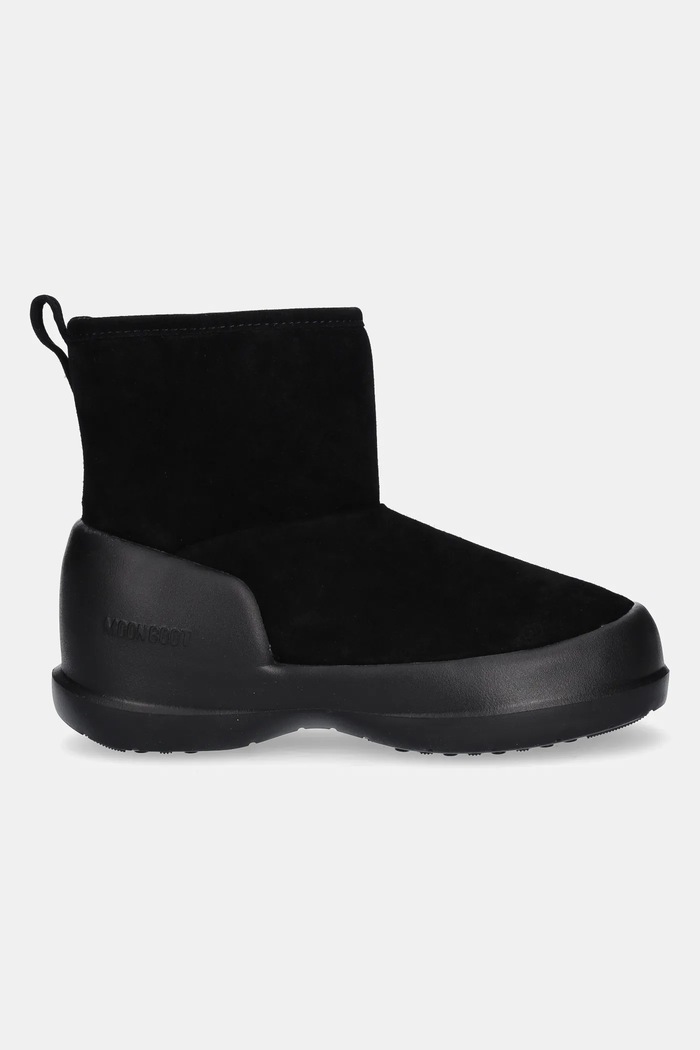 Semišové snehule Moon Boot MB MEZZALUNA MID BOOT 80D2500060.N001 čierna AW25