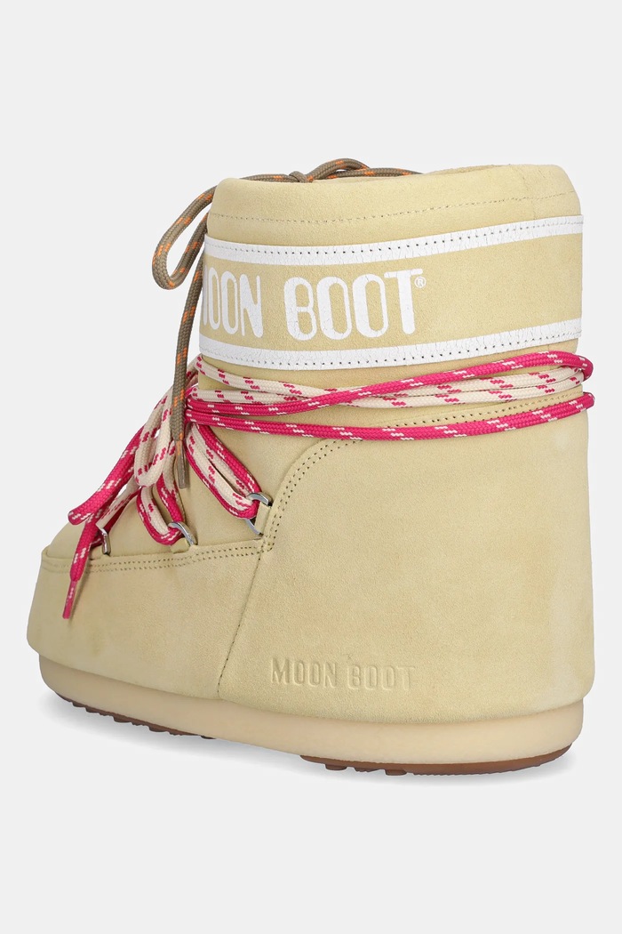 Obuv Snehule Moon Boot MB ICON LOW SUEDE LACES 80D1409670.B021 žltá
