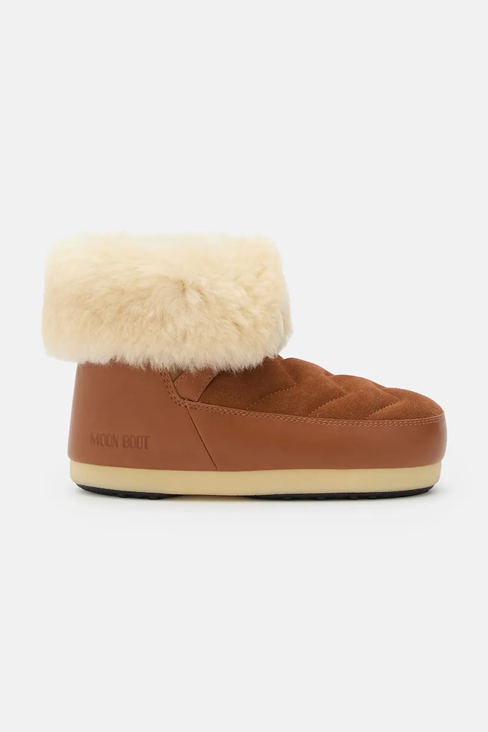 Замшеві чоботи Moon Boot MB EVX IGLOO замша коричневий 80D1470070.ML06