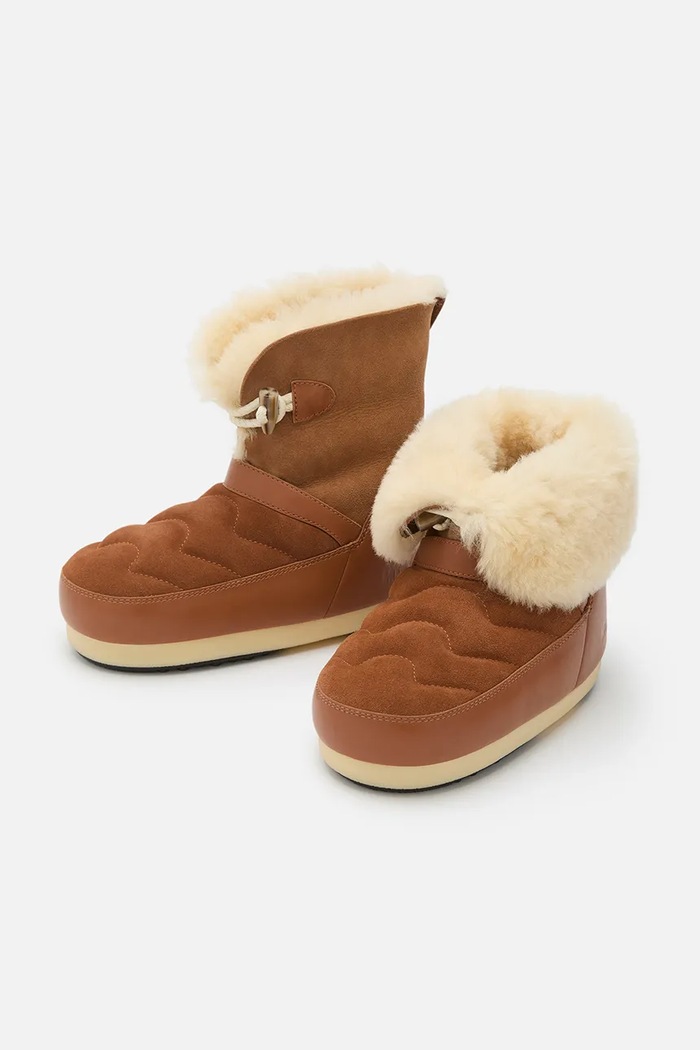 Взуття Замшеві чоботи Moon Boot MB EVX IGLOO 80D1470070.ML06 коричневий