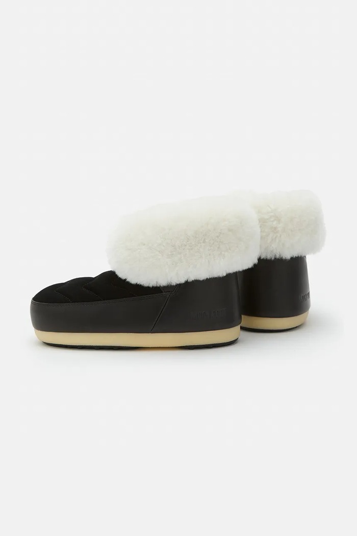 Semišové sněhule Moon Boot MB EVX IGLOO černá 80D1470070.NL02